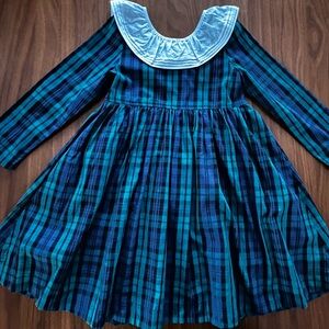 Pink Chicken Jessa Dress in Blackwatch Tartan plaid